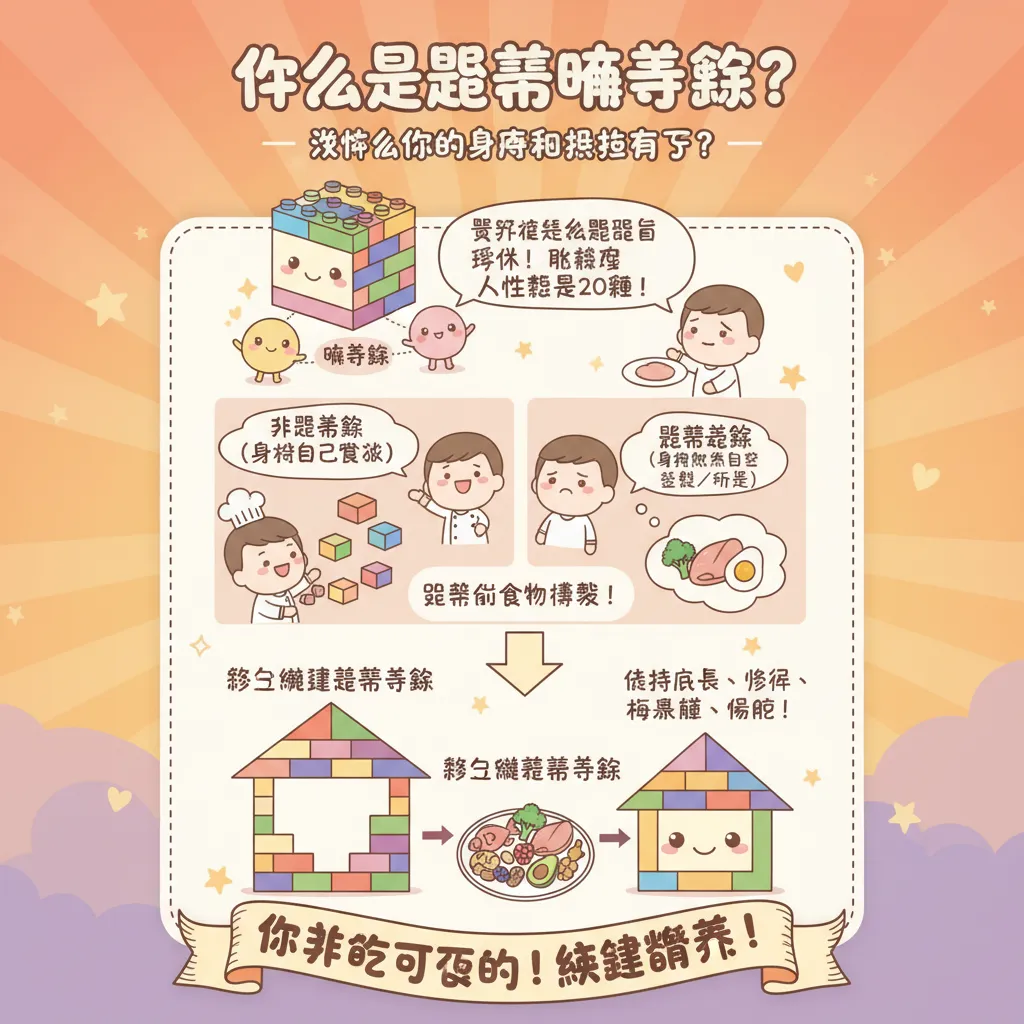 什麼是必需胺基酸？為什麼你的身體無法沒有它？