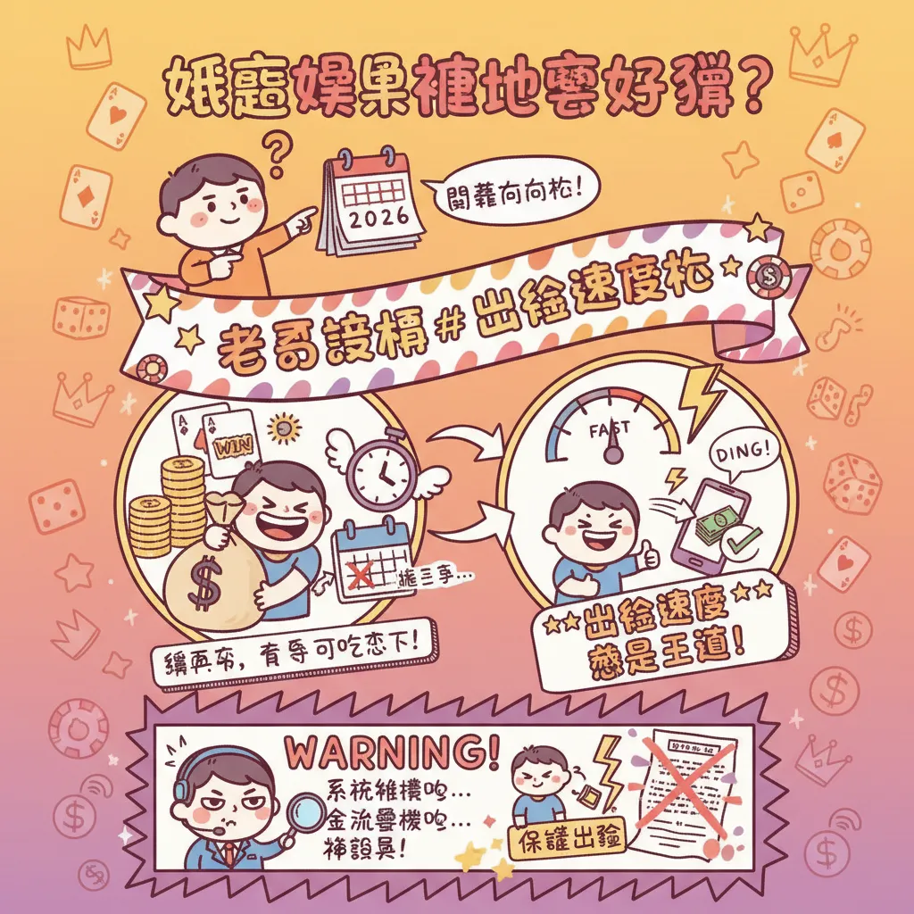 哪個娛樂城比較好贏？從出金速度看懂平臺評比