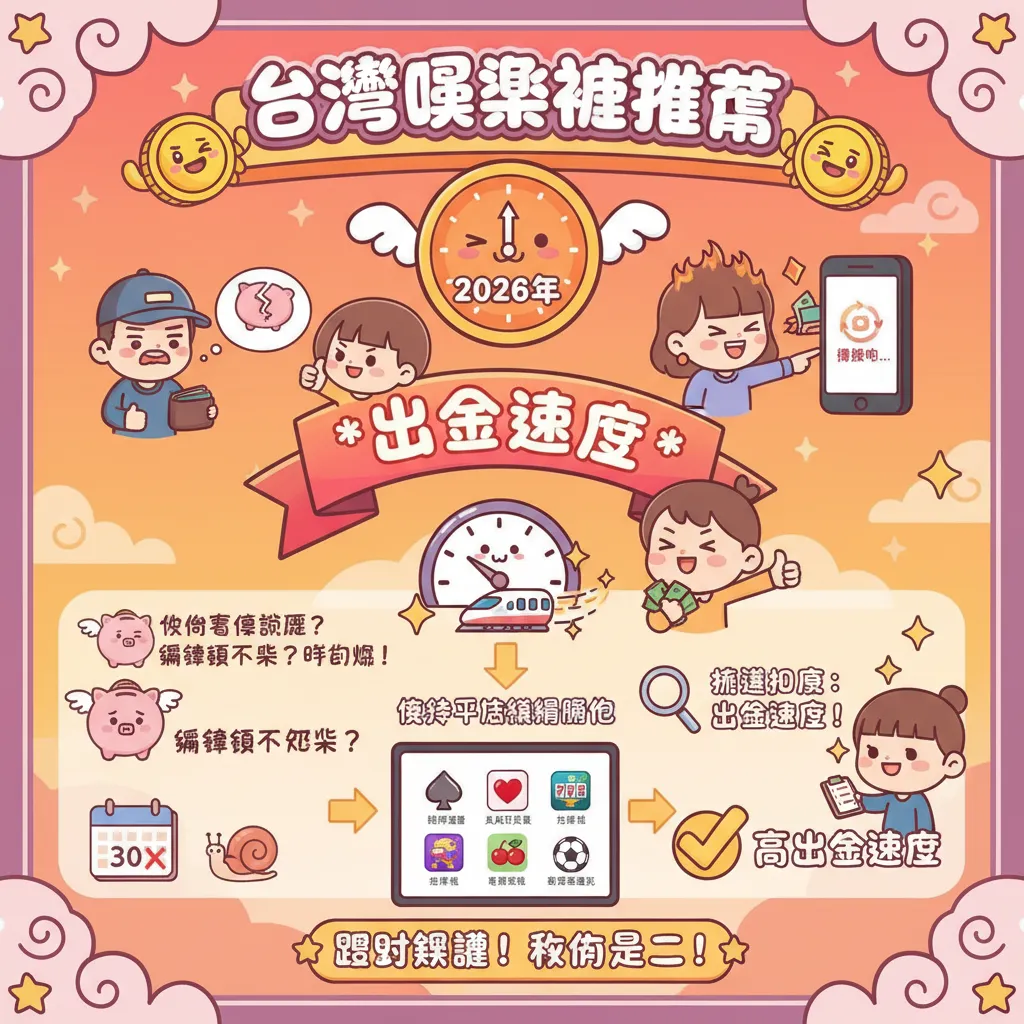 2026臺灣娛樂城推薦：怎麼挑選高出金速度的博弈平臺？