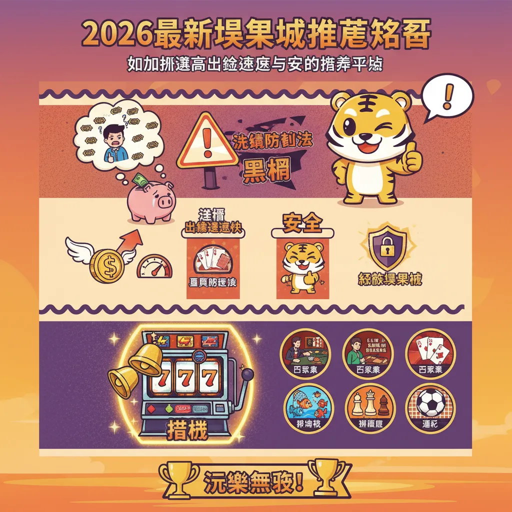 2026最新娛樂城推薦名單：如何挑選高出金速度與安全的博弈平臺