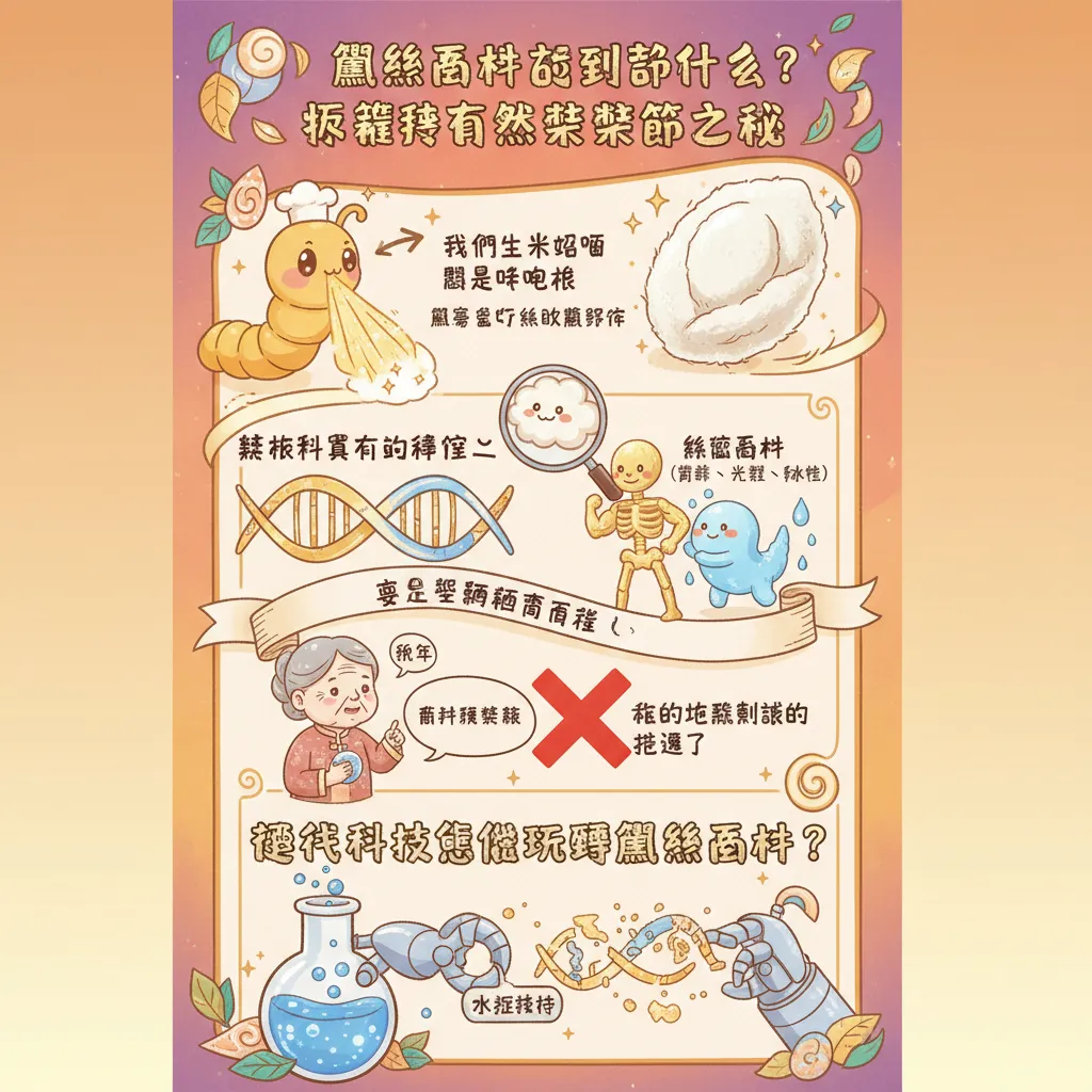 蠶絲蛋白到底是什麼？拆解其天然結構之祕